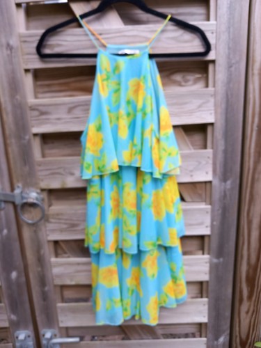 Sleeveless turquoise yellow - sleeveless,