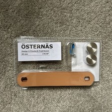 IKEA Osternas Leather Door Drawer Handles - set of 2 - 65mm long 