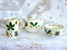 NATIONAL TRUST   TEAPOT FOR 1 + MUG    ** YEW,PINE,ROWAN,OAK ETC DESIGN