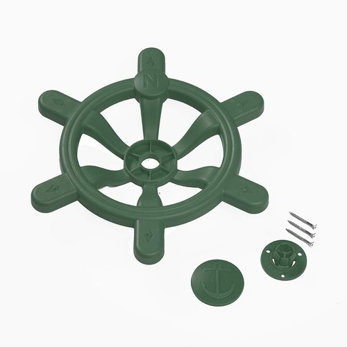 Dark green ship - green, ship's