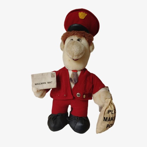 Vintage postman pat soft toy - vintage,