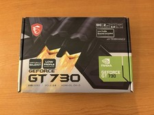 MSI GeForce GT 730 N730K-2GD3H/LPV1 2GB DDR3 Low Profile Graphics Card