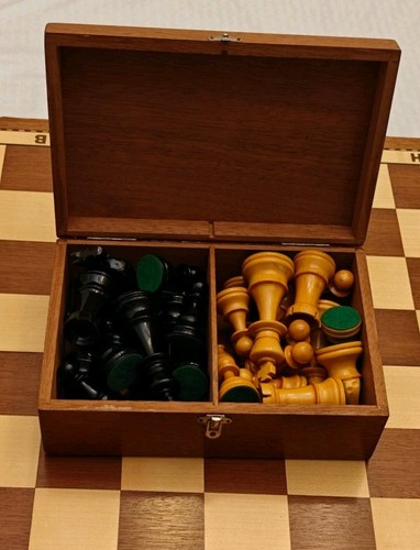 Vintage french staunton wooden - french,