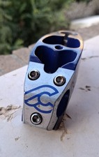 CINELLI ALTER STEM BLUE AND GREY 1" 115mm Cannondale Cipollini Saeco Campagnolo 