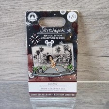 Jungle Book Baloo & Mowgli Sketchbook Pin - Limited Release Disney Store New