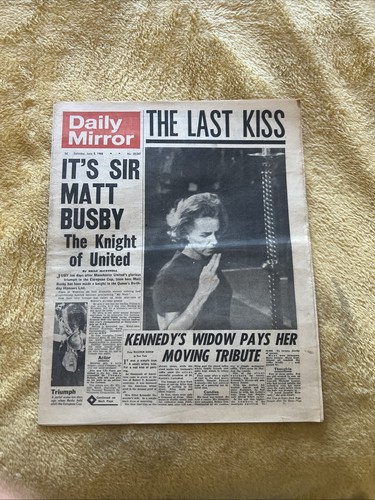 Matt busby knighted kennedy - matt,