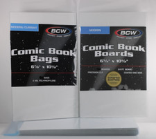 Premade BCW Comic Book Bags and Boards (Modern/Current) Acid-Free
