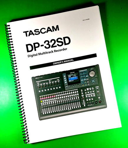 Owners manual for tascam - owners,