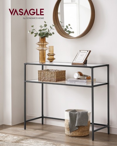 Console table tempered glass - table,