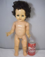 Vintage 50s Pedigree Hard Plastic Doll 15"h (mama box not working)