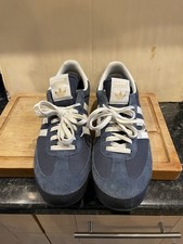 Adidas Originals Dragon Mens Blue White Terrace Sneakers Shoes UK 9.5