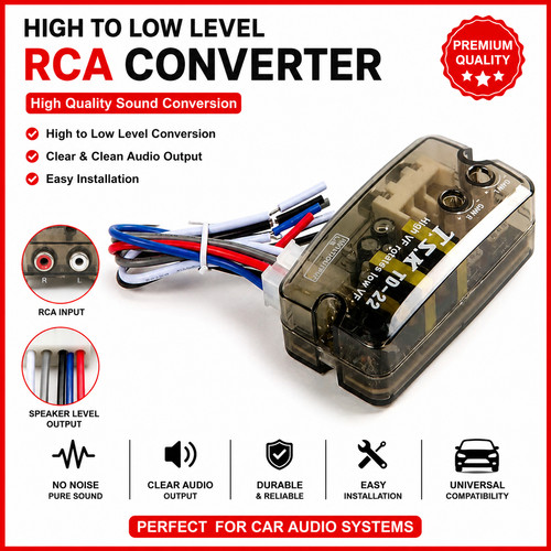 High level speaker low - high,