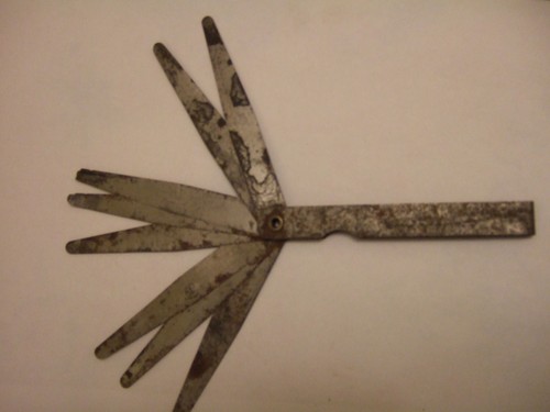 Feeler gauge vintage - gauge,