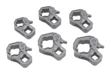 Laser Tools 8874 Ratchet Flare Nut Crows Foot Wrench Set 3/8"D 6 Piece