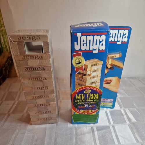 Vintage 1996 jenga - game,