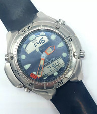 Citizen Aqualand Promaster Men's Blue Dial Stainless Steel Digital Diver Watch