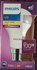 PHILLIPS LED BULB 13W=100W B22