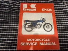 Kawasaki KH125 factory workshop manual 1976