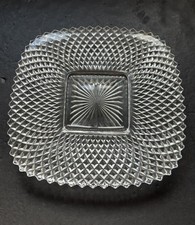 Vintage Glass Diamond Pattern