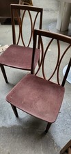 Set Six Mid Century Modern G Plan Dining Teak Chairs