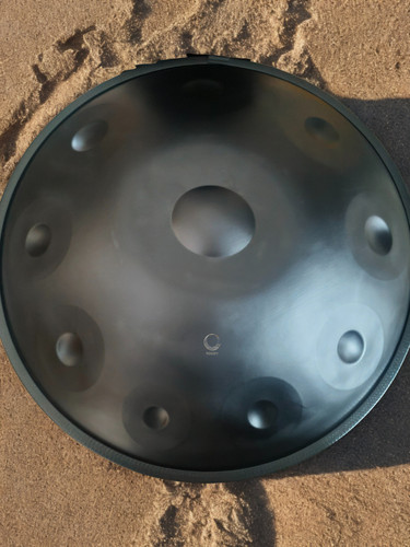 Black handpan note d kurd - 10-note,