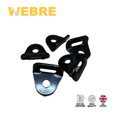 5x 90 Degree Holed Anchor Plate Fixing Point For Seat Belt Webbing