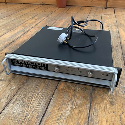 Amcron macro tech 2401 - 2401, power