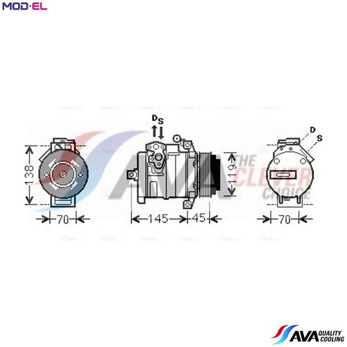 Compressor air conditioning - air,