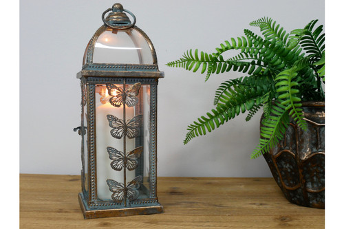Butterfly lantern shabby chic - butterfly,