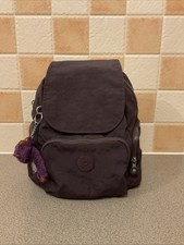 Kipling Mini Zip Ultimate Plum Backpack