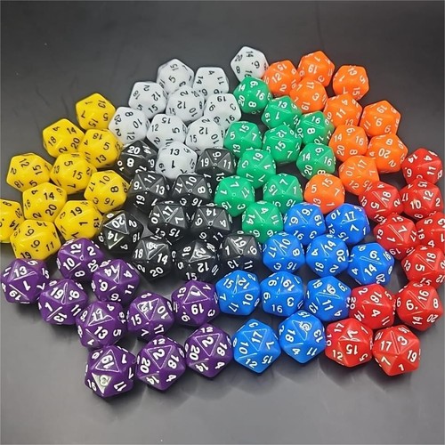 Poly dice d20 - poly, various