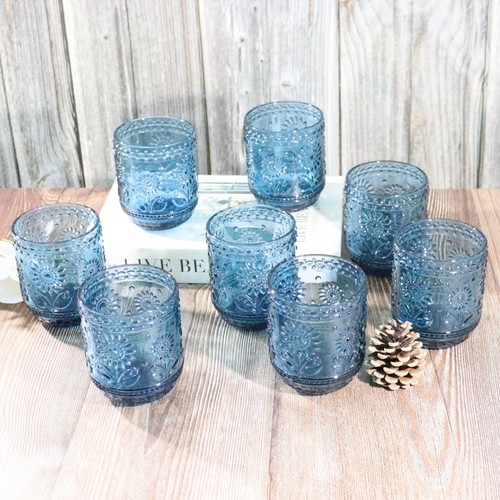 Coloured embossed glass - coloured,