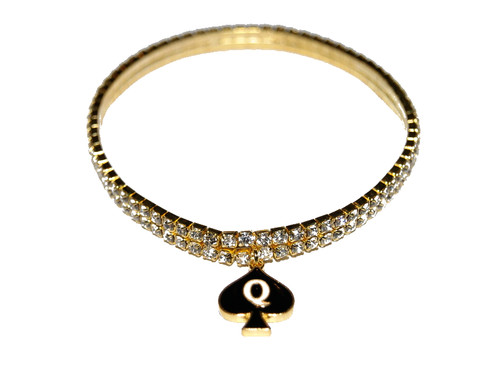 Gold diamante rhinestone - gold,