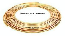 copper micro bore pipe/tube4mm/6mm/8mm/10mm plumbing/lpg oil/brass compression