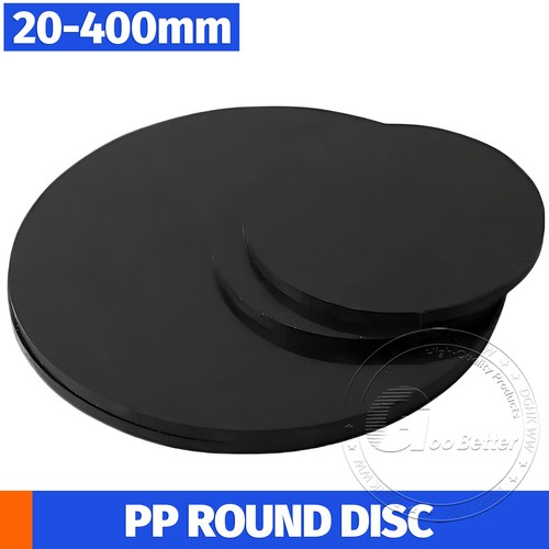 Black polypropylene round - black,