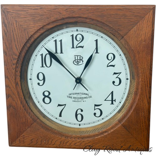 Antique oak clock - antique,