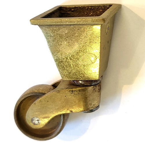 Solid brass square - , cup