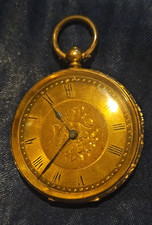 Antique 9ct Gold Pocket Watch circa 1890 Victorian 