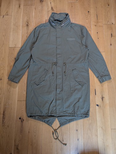 Parka coat vintage style - parka, khaki