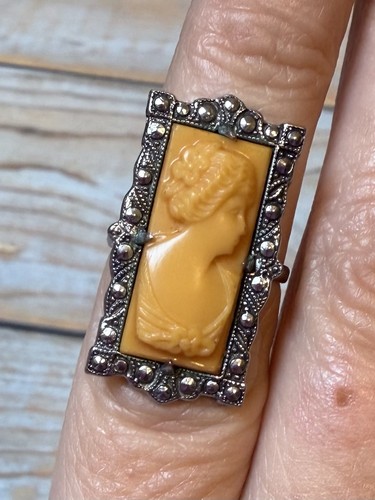 Vtg uncas silver faux - uncas,