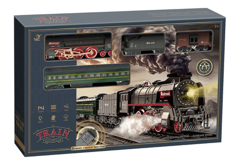 Rechargeable steam train set - steam,