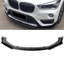 UK For BMW 3 Series E90 E91 E92 Glossy Front Bumper Spoiler Lip Body Kit Splitte