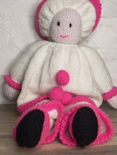 Vintage Knitted pierrot clown