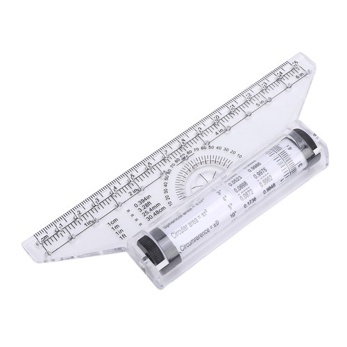 15cm plastic parallel - plastic, rolling