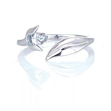 Aquamarine Ring Sterling