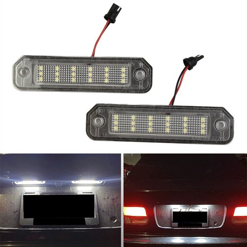 Led white license plate - white, light