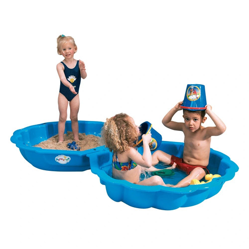 Maxi shell sand - box, blue
