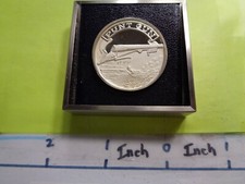 PUNT GUN USED BY MARKET HUNTERS ON BOATS NRA 999 SILVER COIN VERY RARE CASE #T
