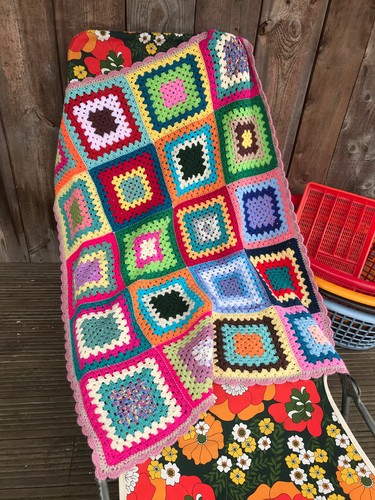 Crochet knitted multicoloured - knitted,