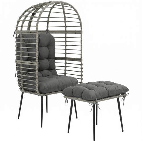Outsunny standing egg chair - outsunny,